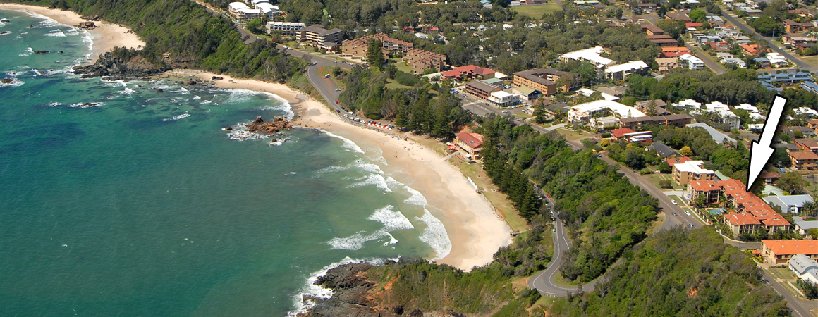 South Pacific Apartments Aerial Photo