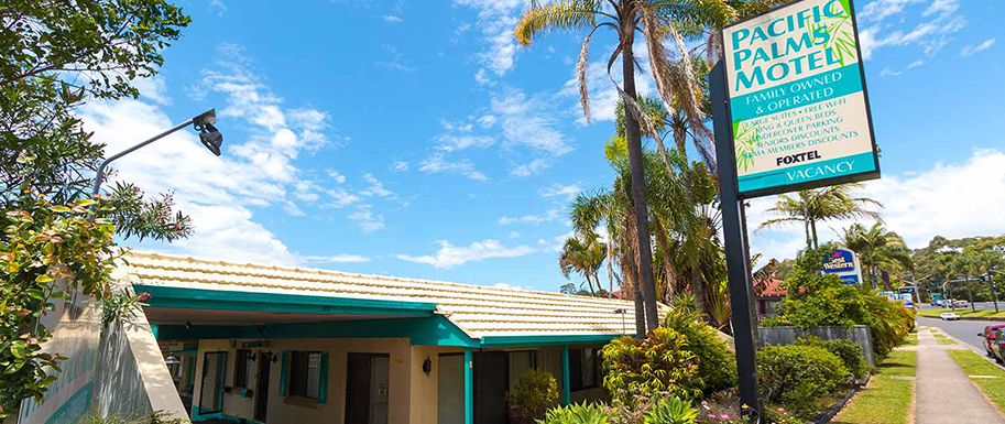 Coffs Harbour Pacific Palms Motel - Entrance