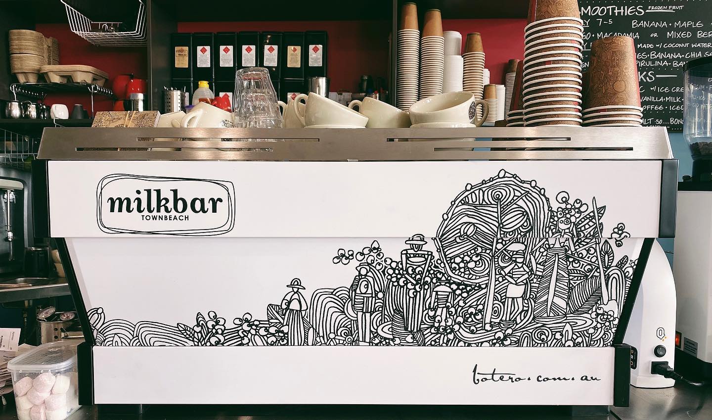 Milkbar Townbeach Coffee Machine