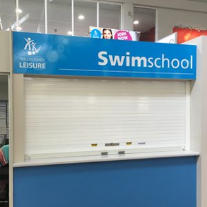 Defence Shutters - Roller-shutter in swim school centre