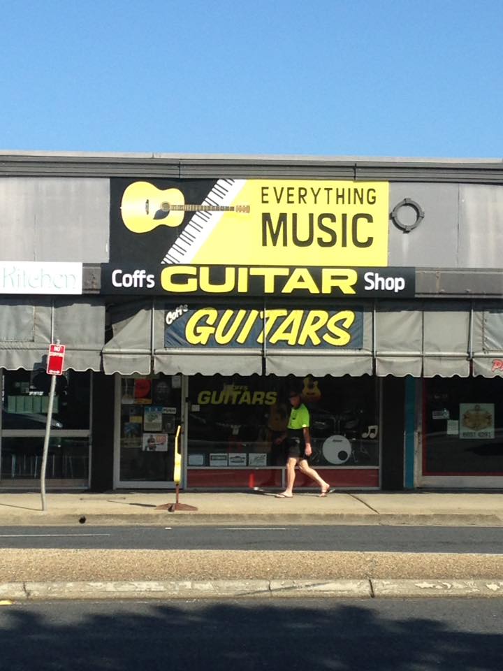 Coffs Guitar Shop - Shop Front