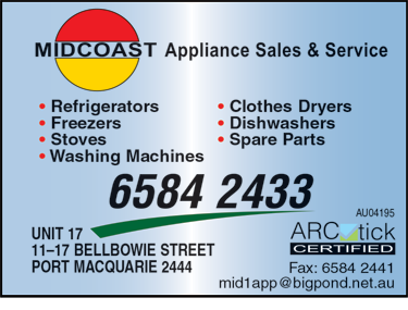 Midcoast Appliance Service - Ad