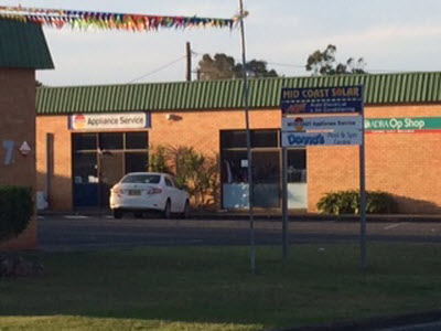 Midcoast Appliance Service - Shop front