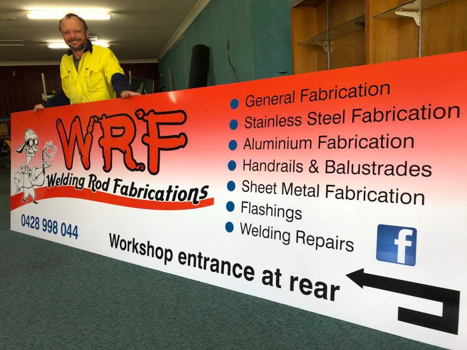 Welding Rod Fabrications - Sign