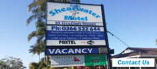 Coffs Shearwater Motel Signage